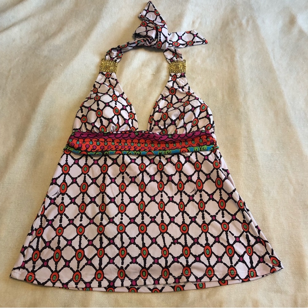 Trina Turk tankini top size 4